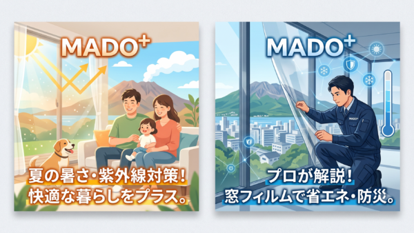 【霧島市】夏の暑さ・冬の寒さは「窓」で変わる！地元の窓フィルム専門店MADO+が教える、快適＆省エネな住まいづくり